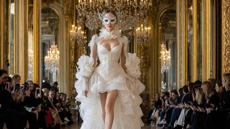 Ashi Studio’s Fall 2026 couture ball: the haunted castle runway that could make a model’s career