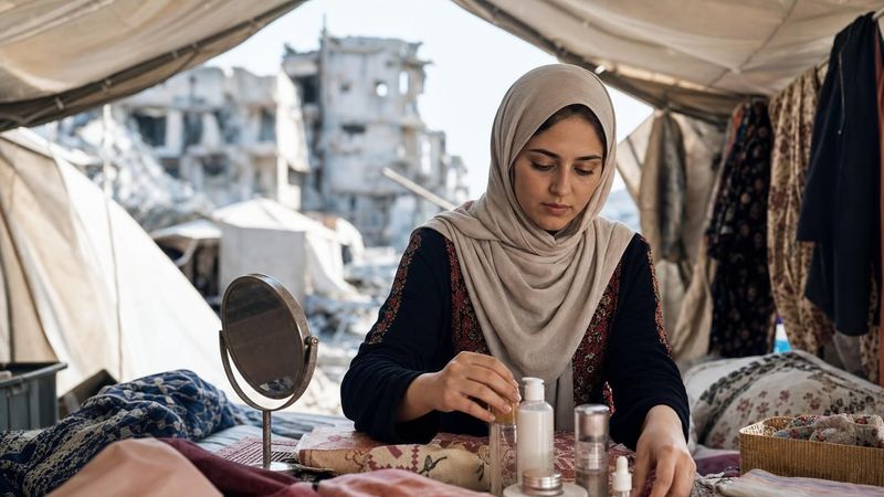 How women in Gaza under siege cling to self-care rituals the global beauty industry can’t afford to ignore
