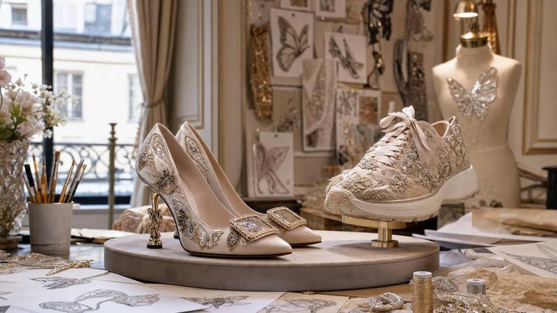 Inside Roger Vivier’s New Pièce Unique Couture Shoes – and Why Runway Models Are Already Chasing Them