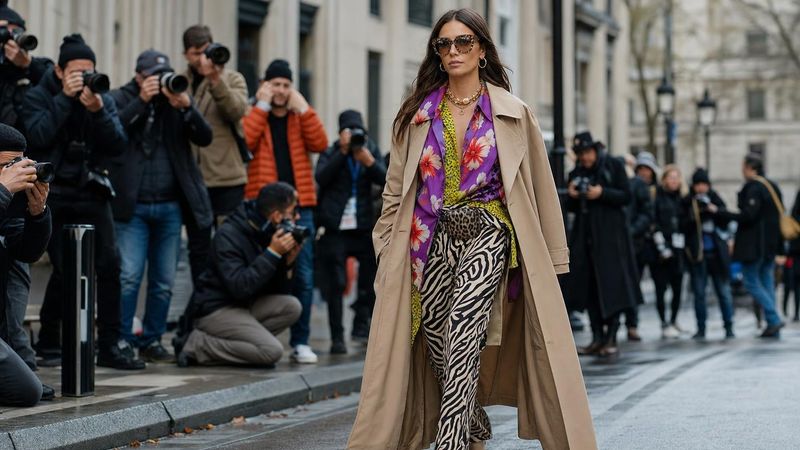 The Street Style Print-Clashing Formula That Can Turn Your Look Into a Casting-Ready Personal Brand